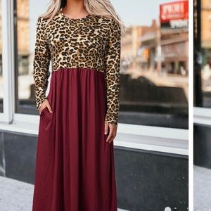 ❤️‍🔥 4/$25 NWT Chantel Burgundy Maxi